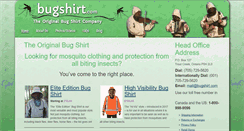 Desktop Screenshot of bugshirt.com