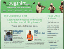 Tablet Screenshot of bugshirt.com